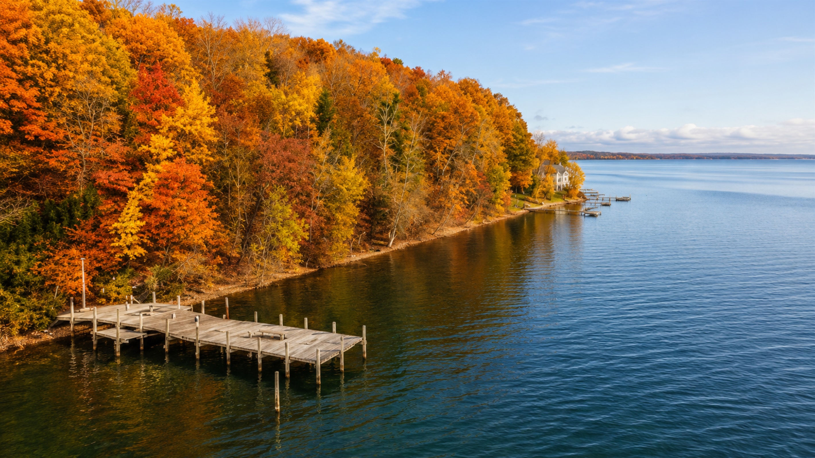 Embrace the tranquility of Cayuga Lake from our scenic retreat. ️✨