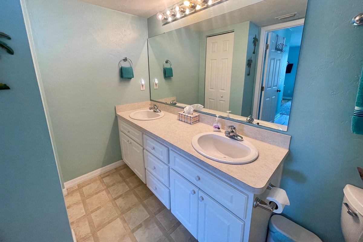 Dual Sinks in Primary Bathroom