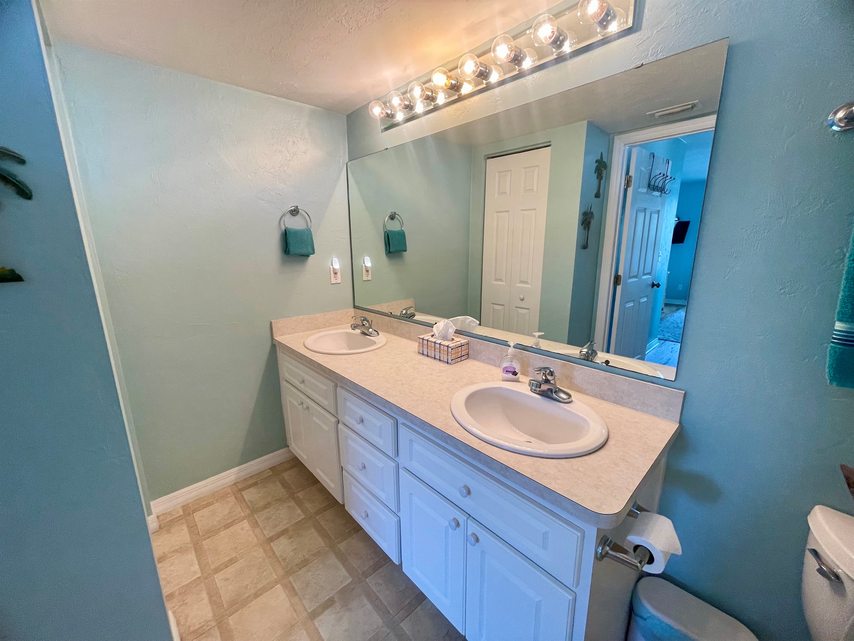 Dual Sinks in Primary Bathroom
