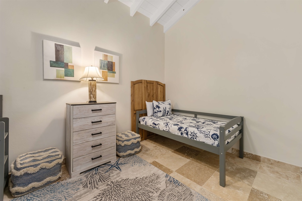 Functional shared bathroom designed for convenience and comfort.