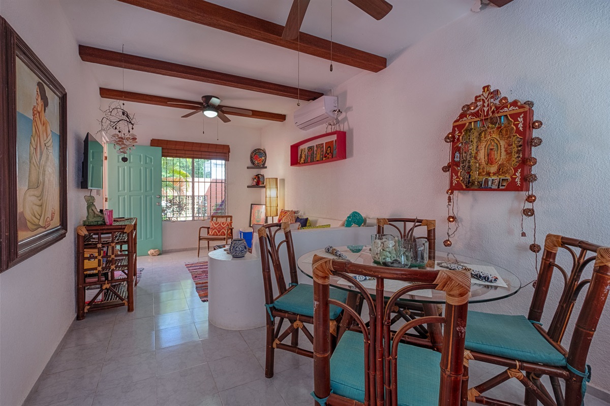 Open living and dinning space