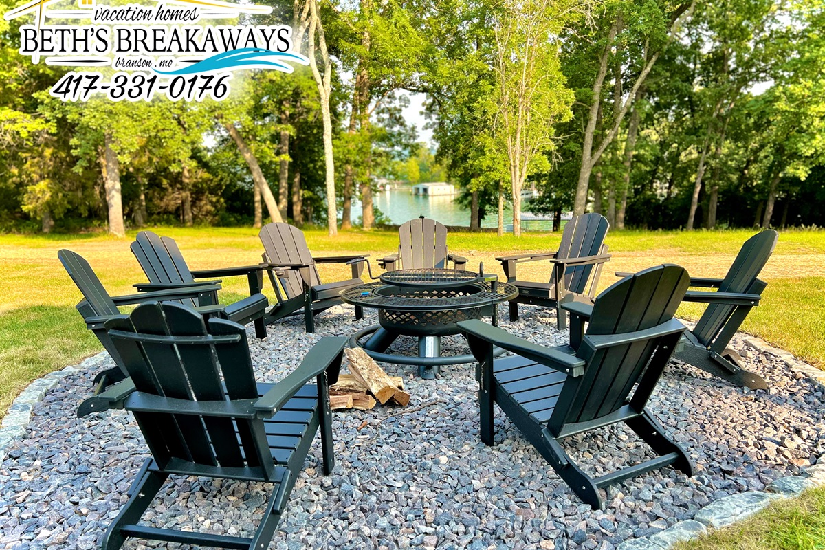 Wood burning fire pit for your use!