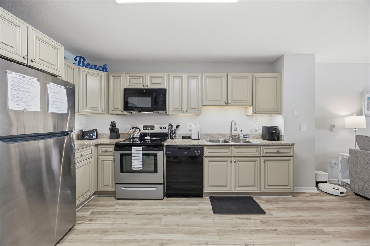 All the bells and whistles in the kitchen!