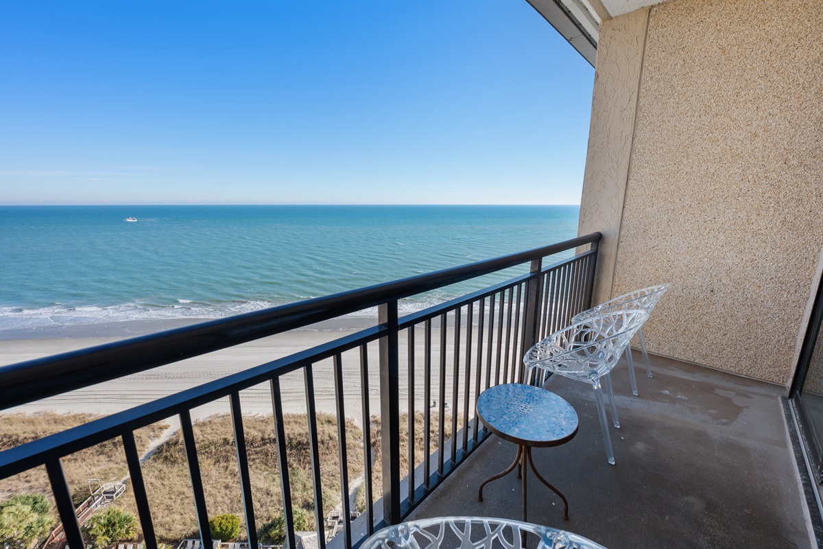 Amazing View from the Balcony!