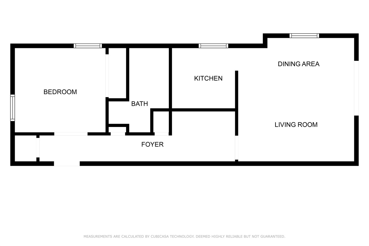 Floor Plan of Unit 104
