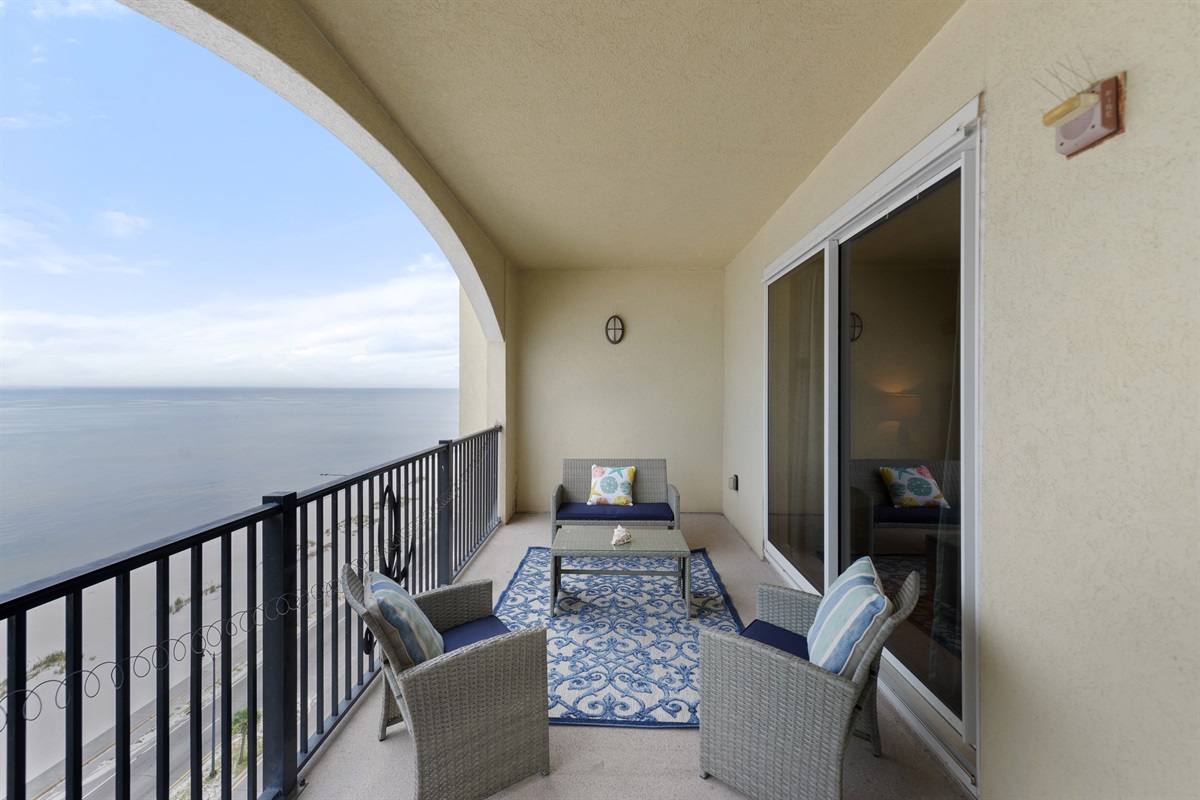 Actual balcony view from Sienna 1205.
