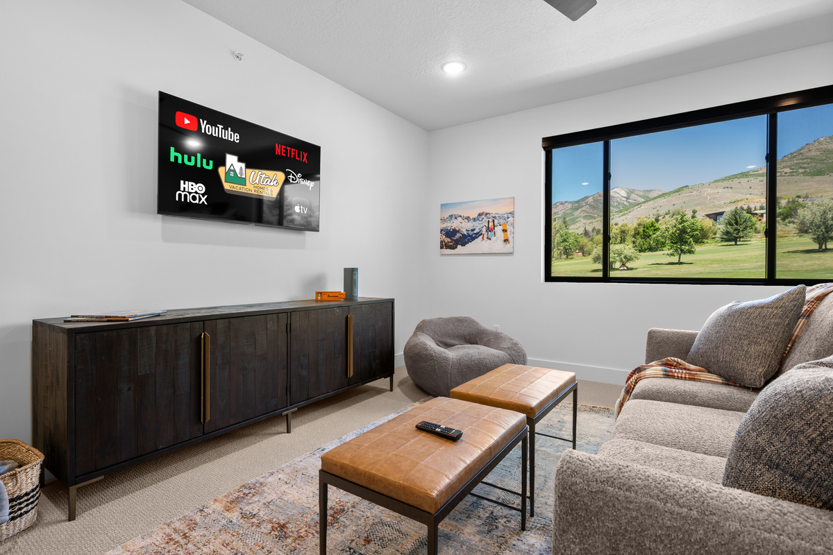 Great space for family night gatherings