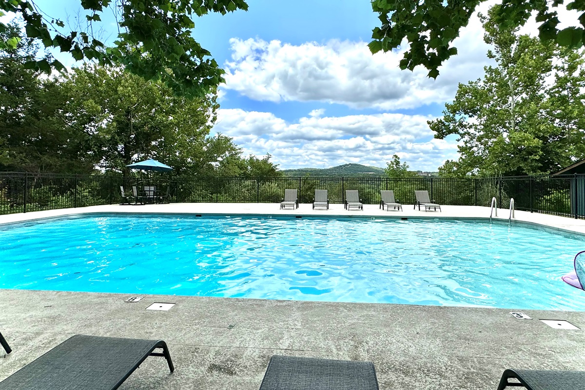 Relax at the community pool!