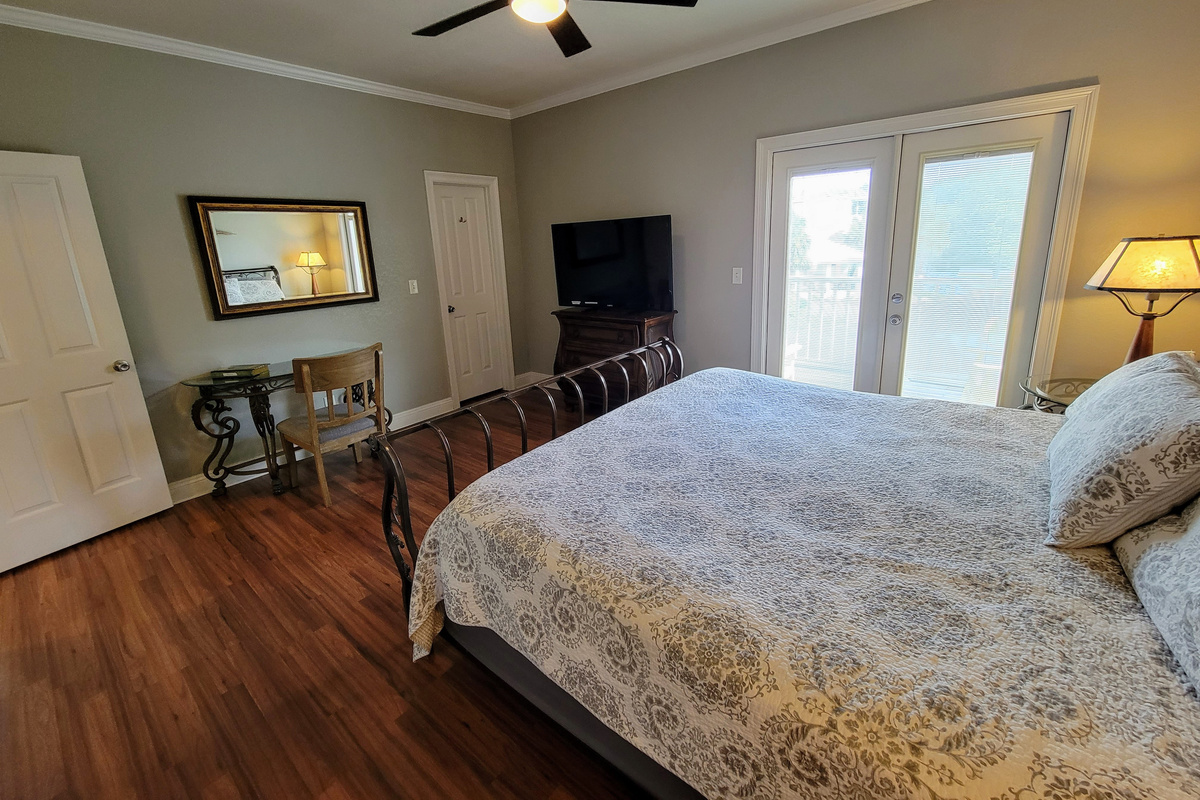 Bedroom #2, 2nd Flr King Mstr Suite - with attached bathroom, & private balcony
