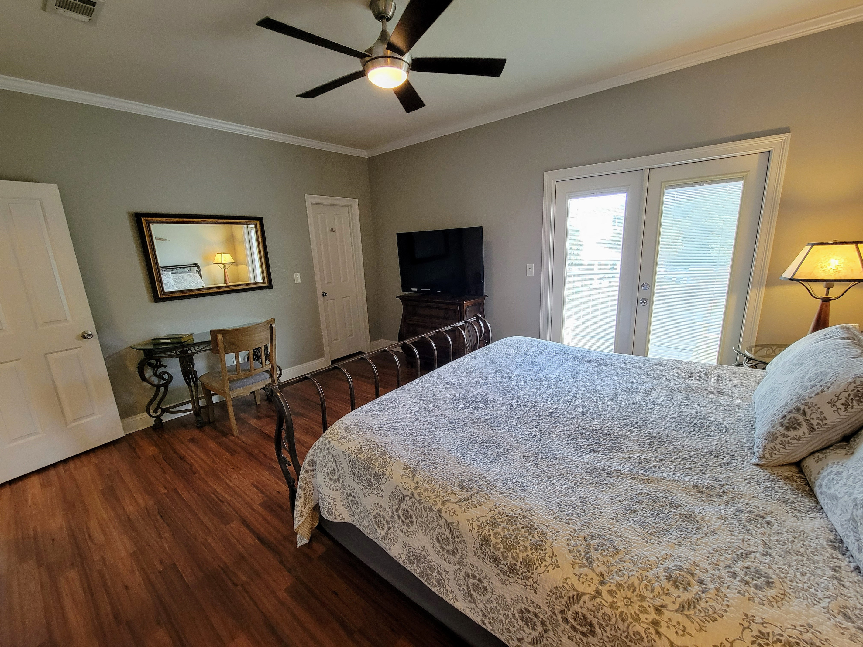 Bedroom #2, 2nd Flr King Mstr Suite - with attached bathroom, & private balcony