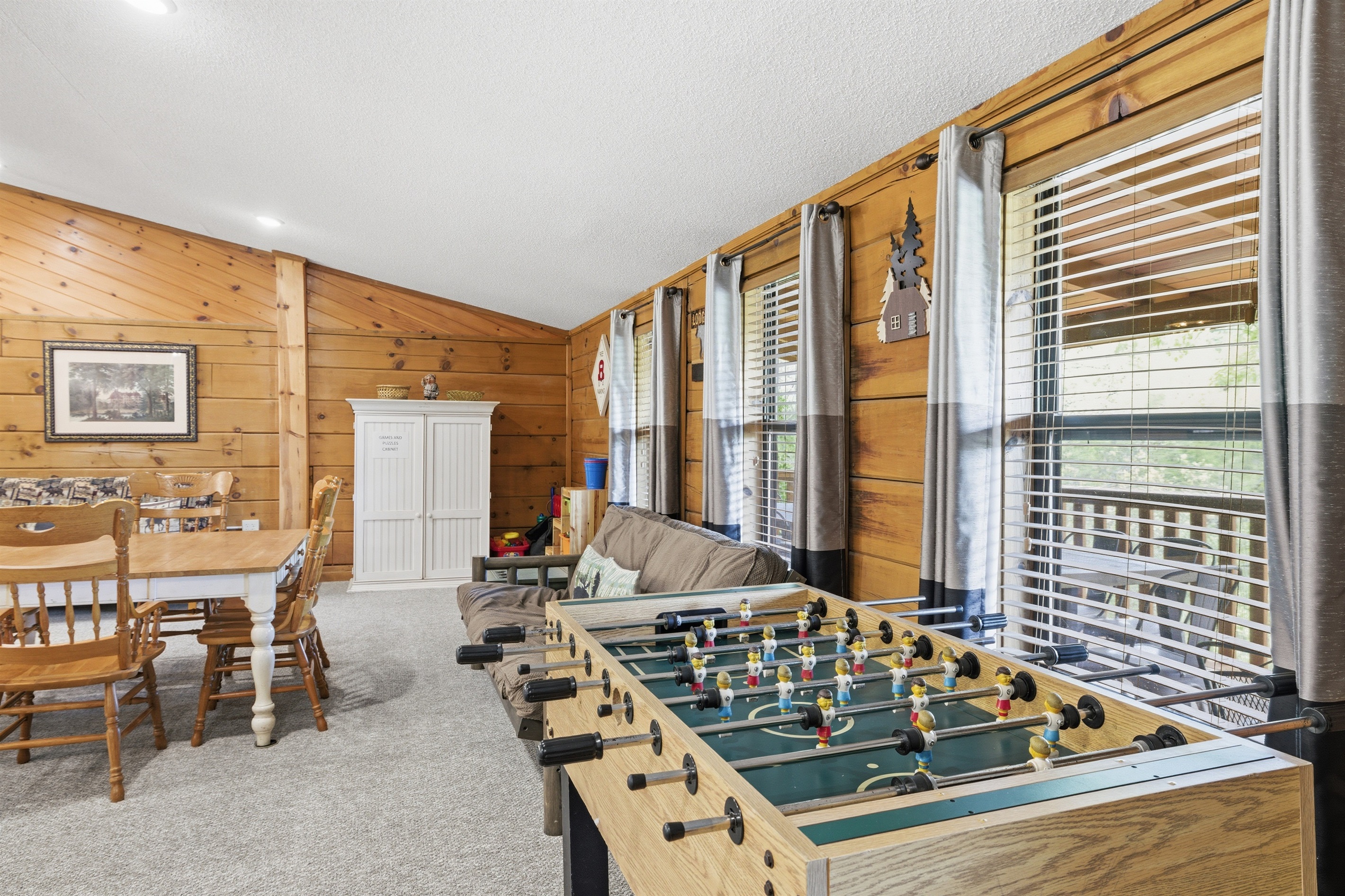 Foosball Table in Dining Room