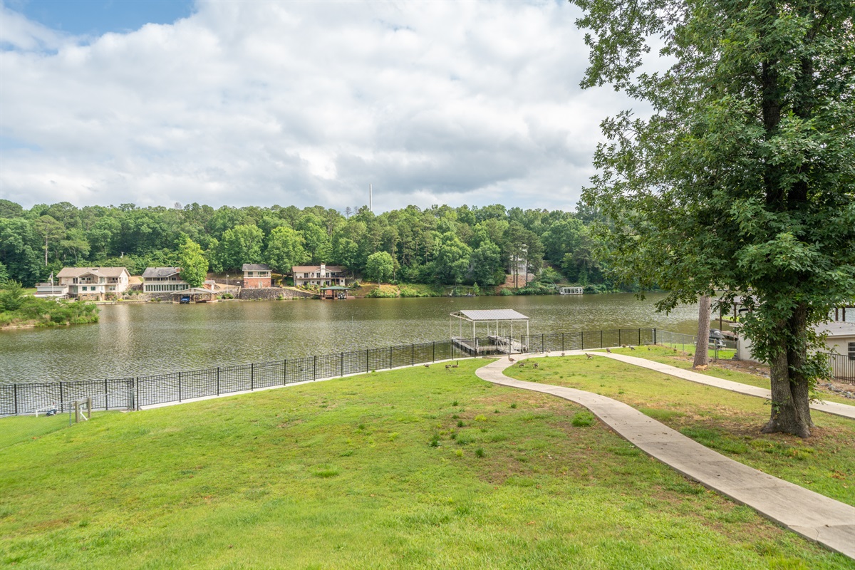 Head Down to the Private Dock to Enjoy the Lake