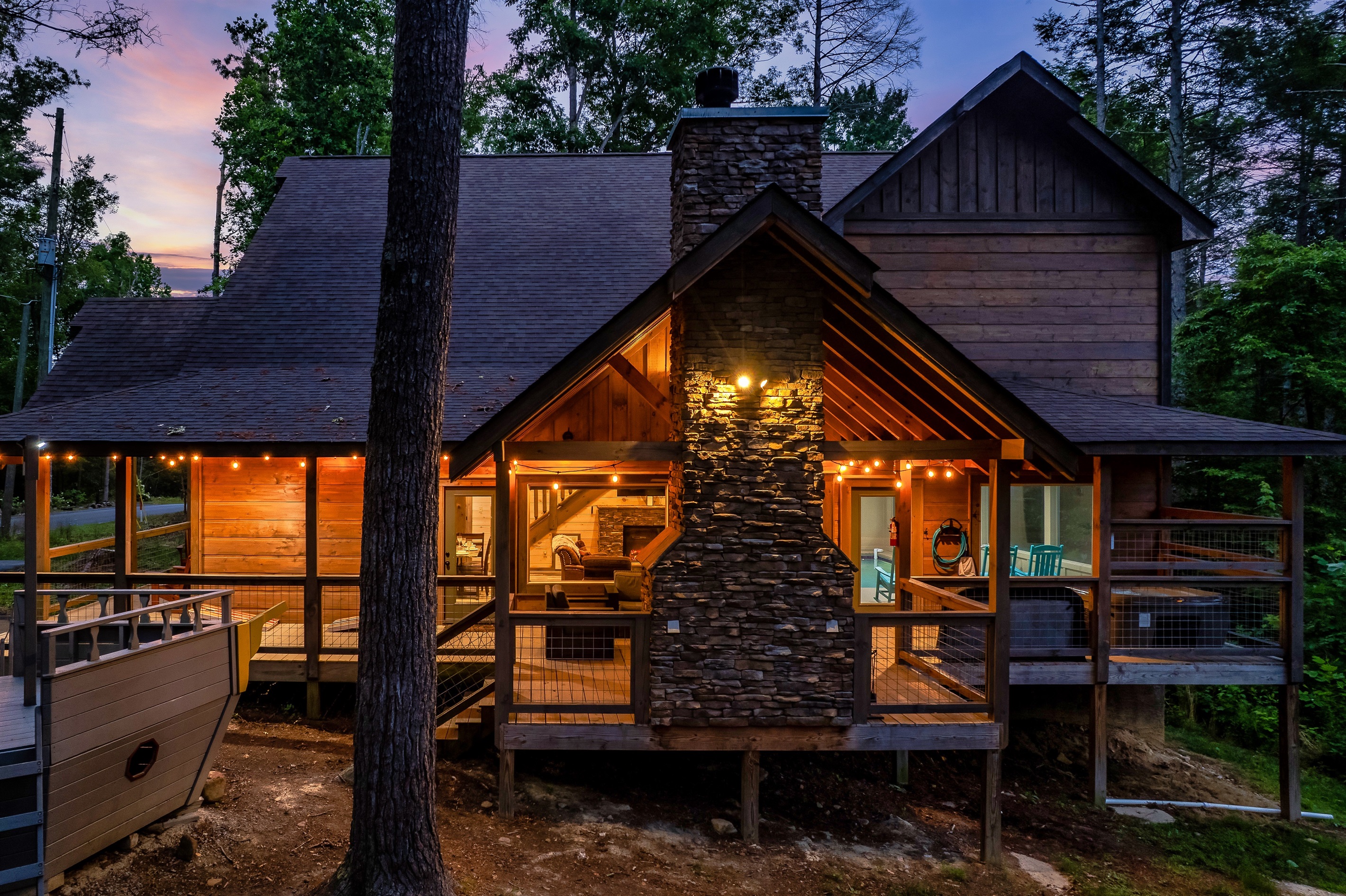 Kick back and relax at Water Bear! Your Smokies getaway.
