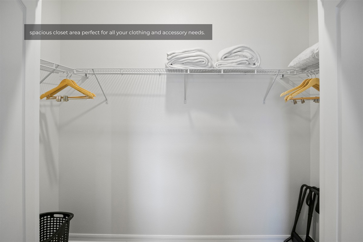 Ample storage space to keep things organized.