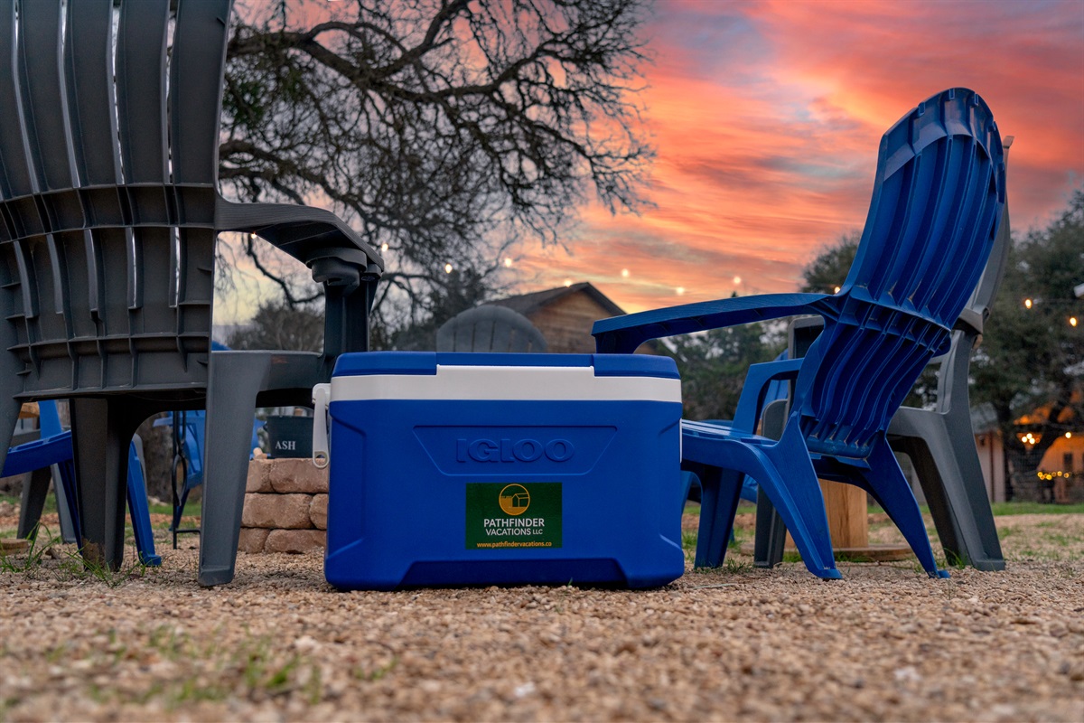 Cooler is here ready for you just don't forget the ice