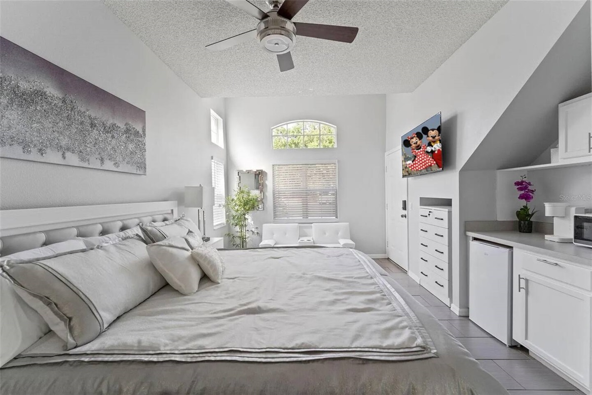 This is the king bedroom at the first floor.
