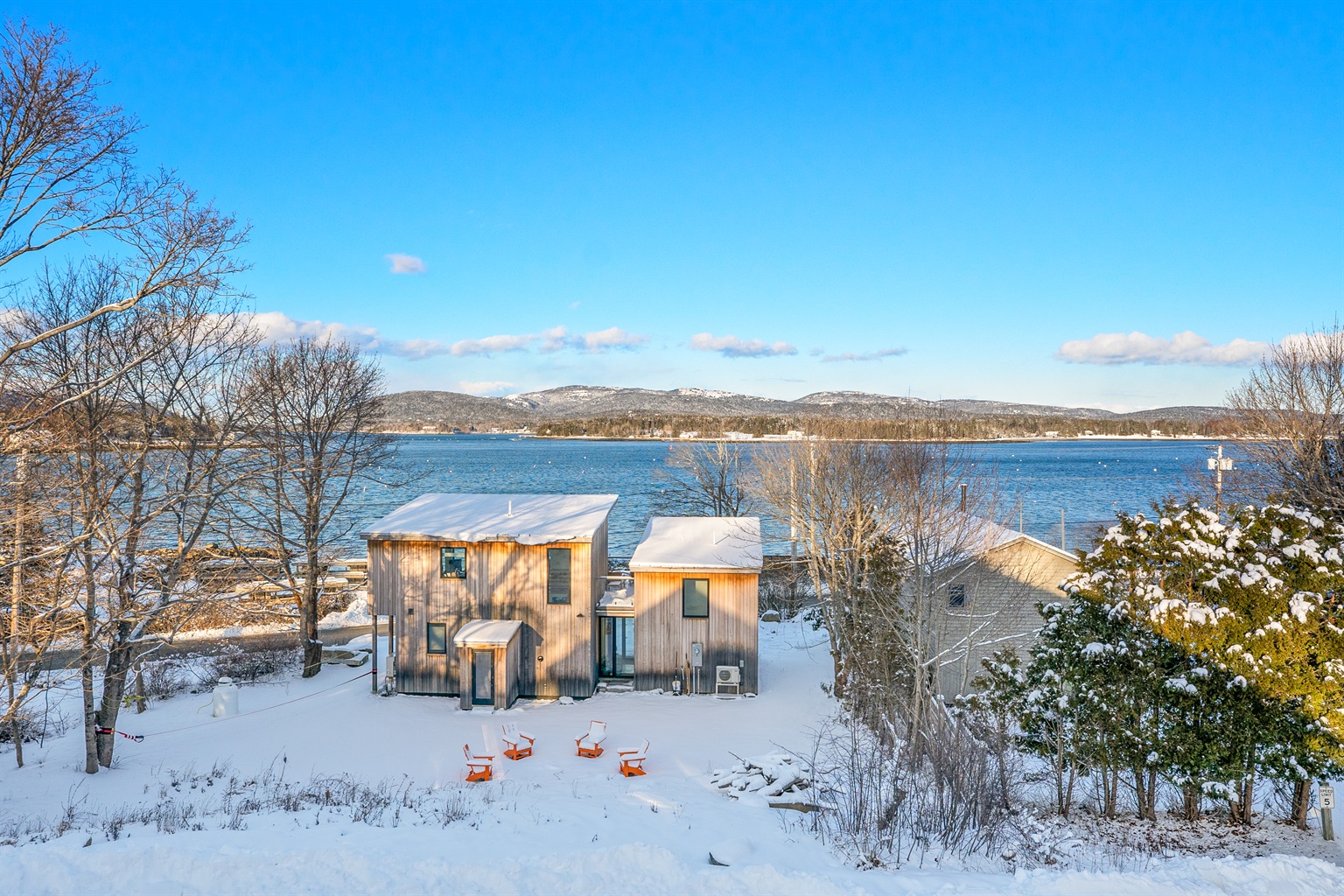 View from Deck - Straight - Mountains