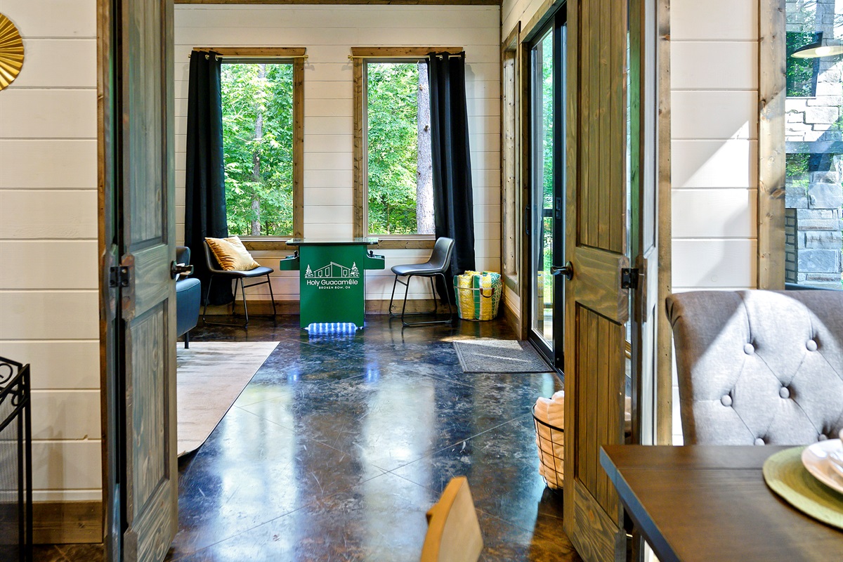 Bright entryway leading into a welcoming space