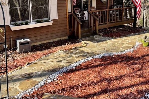 Front walk