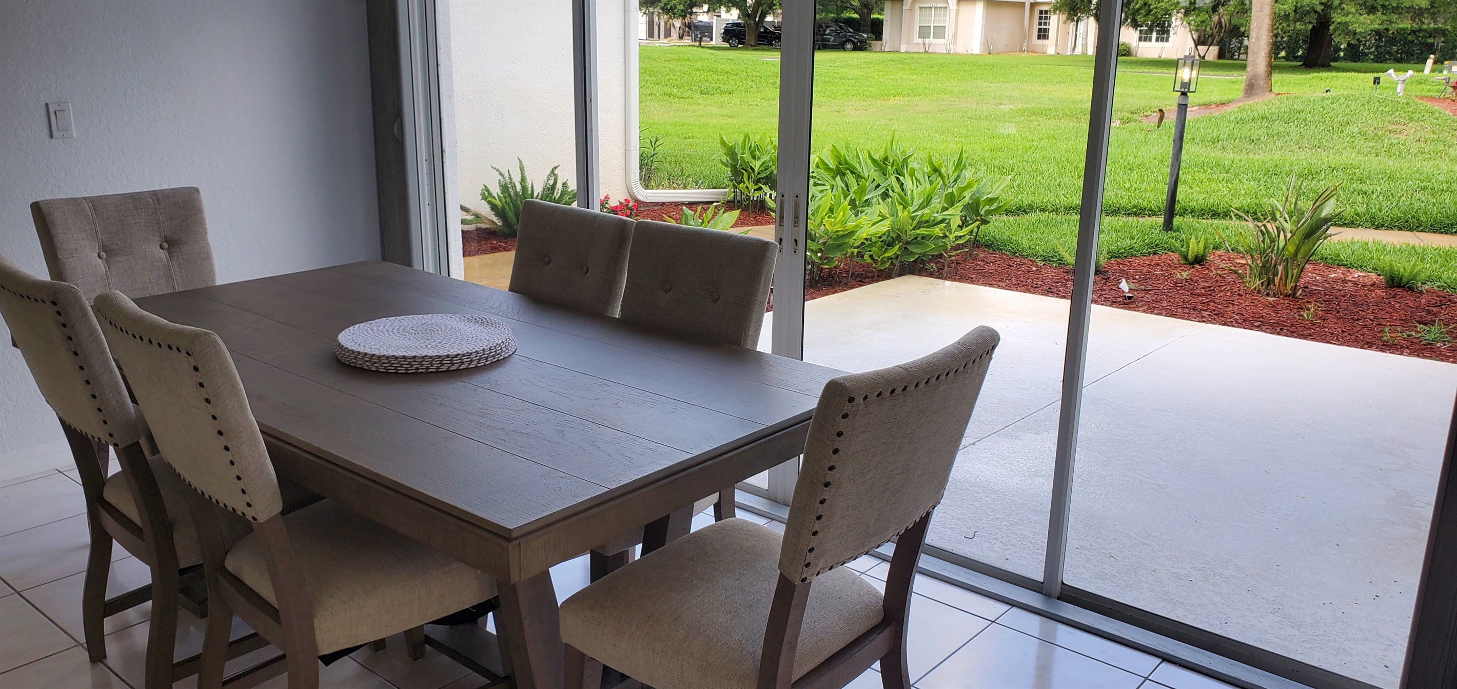 Dining Room and Front patio
