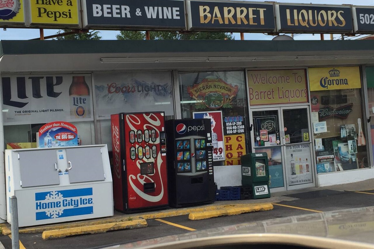 A close local liquor store
