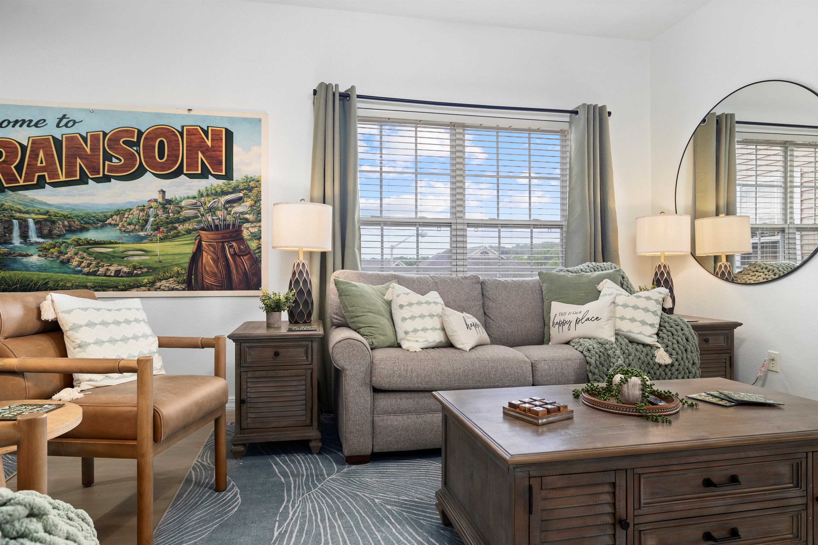 Bright and welcoming living space for all to gather and relax