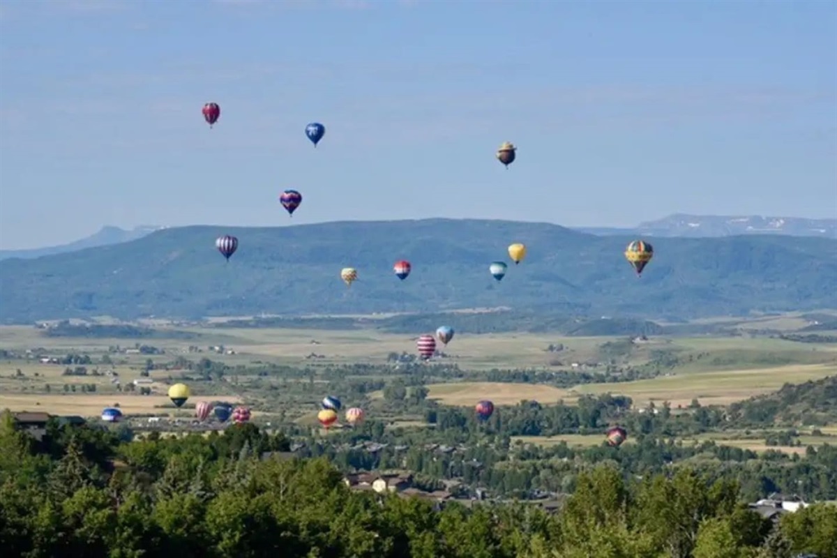 View of Balloon Rodeo from the Home