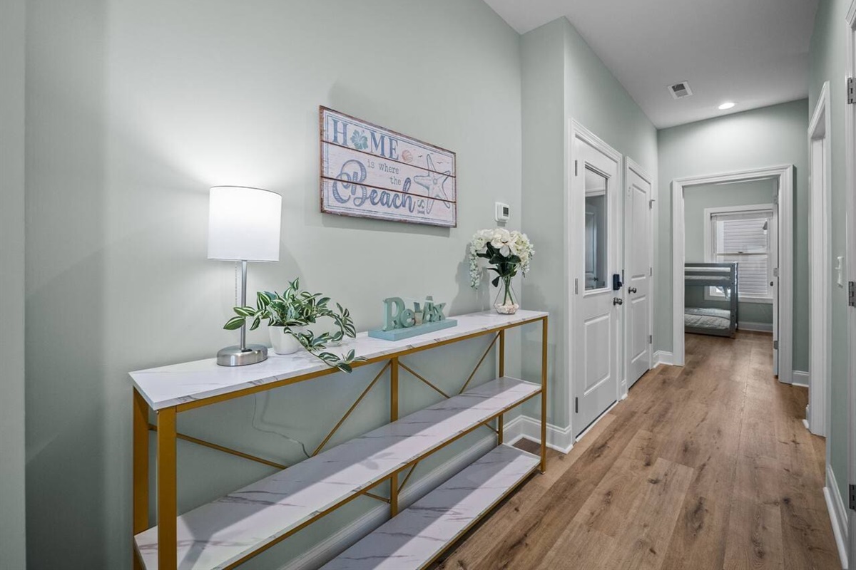 Entryway on first floor