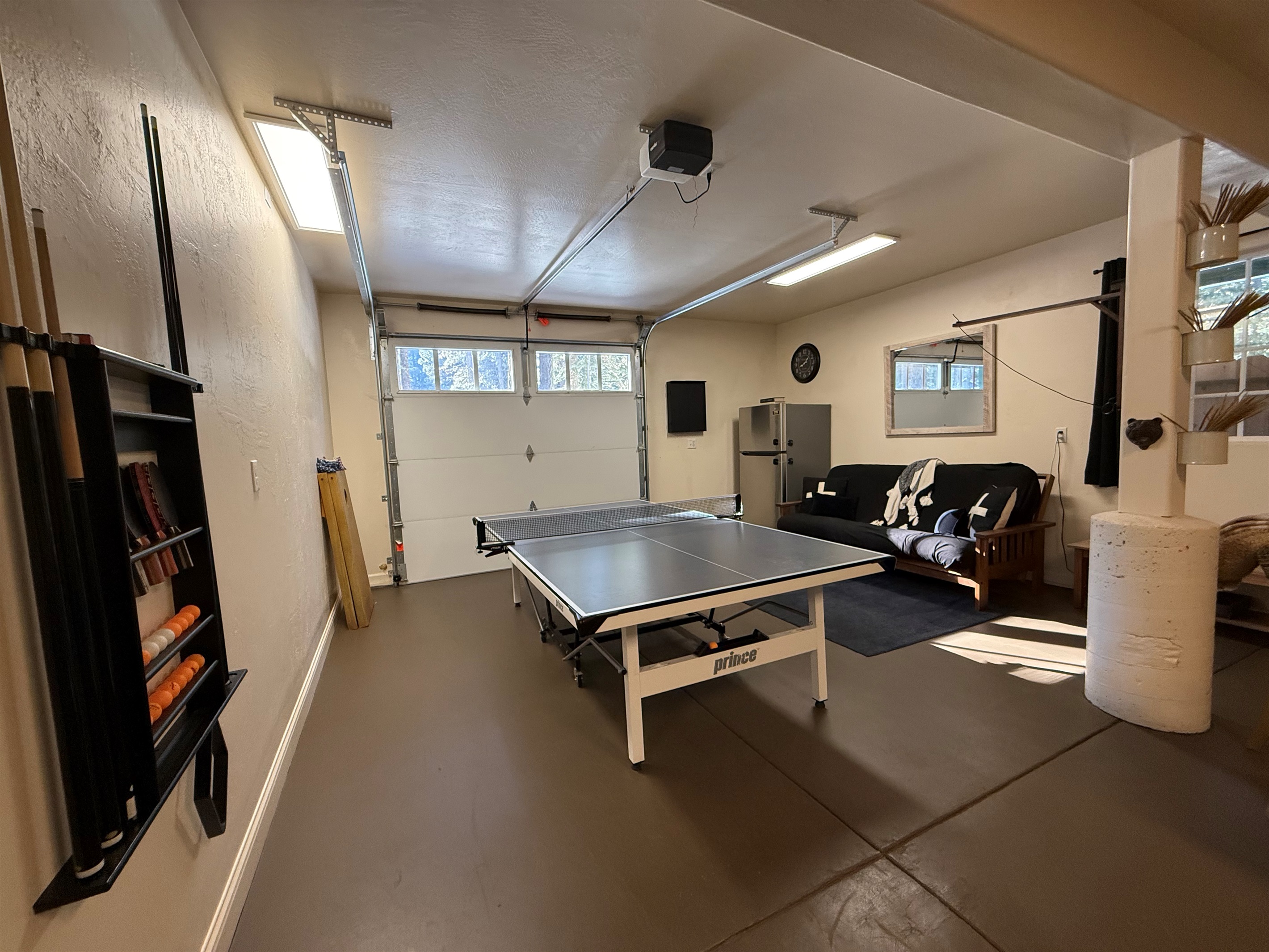 Queen size Futon in Gameroom