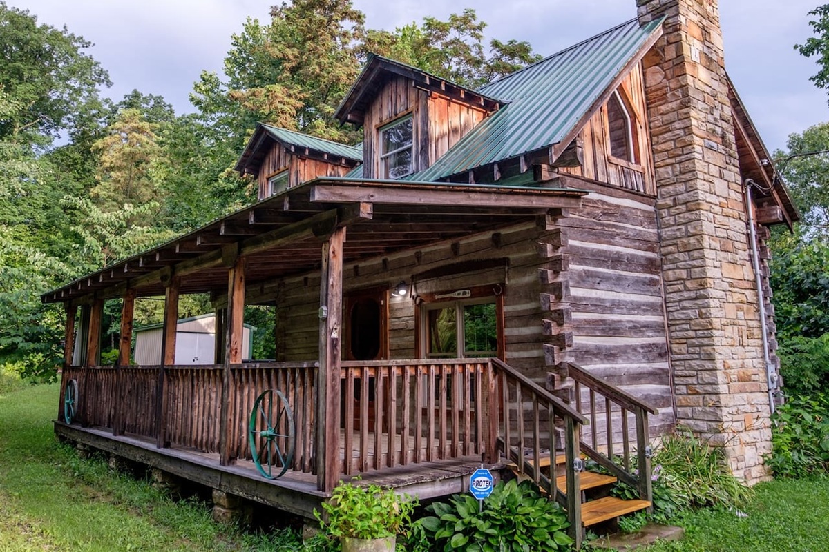 Quaint log cabin