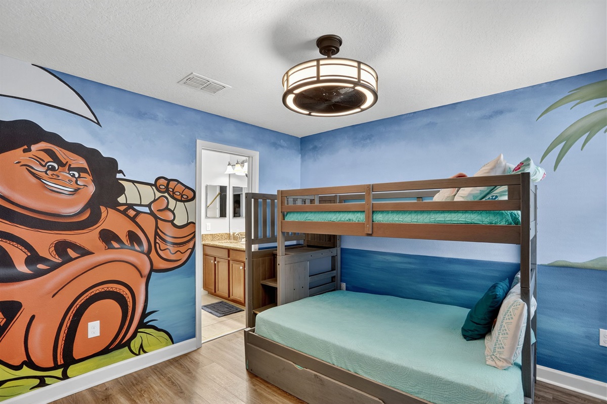 Bedroom 6-2nd Floor-Bunk (Double & Twin) And Trundle