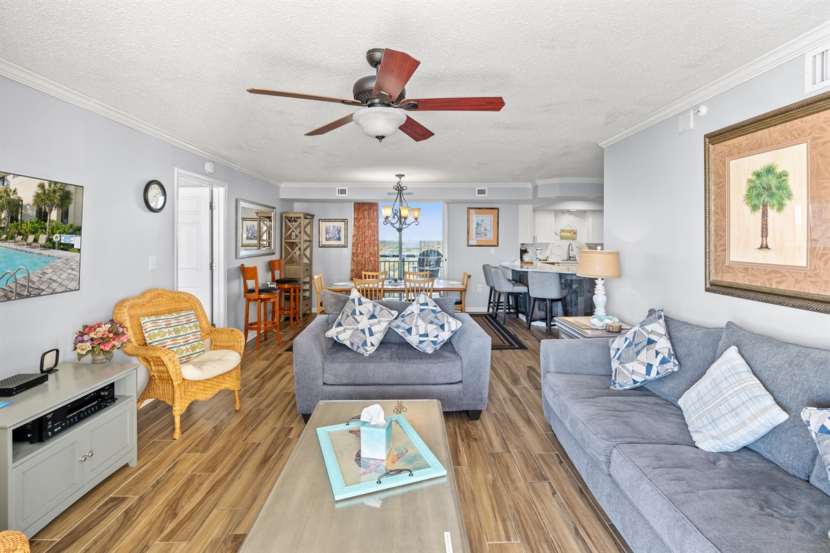 Living Room with Sleeper Sofa