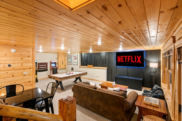 No boredom here—our game room’s got all the fun you need for a rainy day or a late-night challenge.