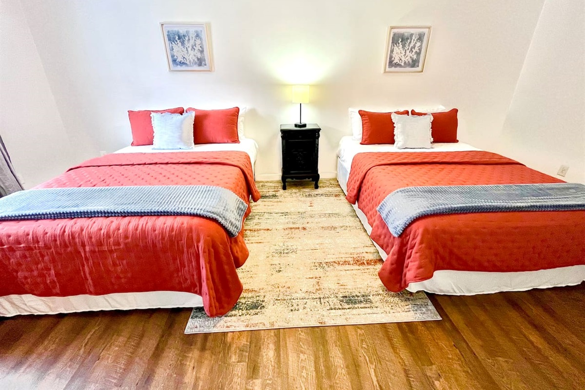 Enjoy your bright & airy bedroom retreat!