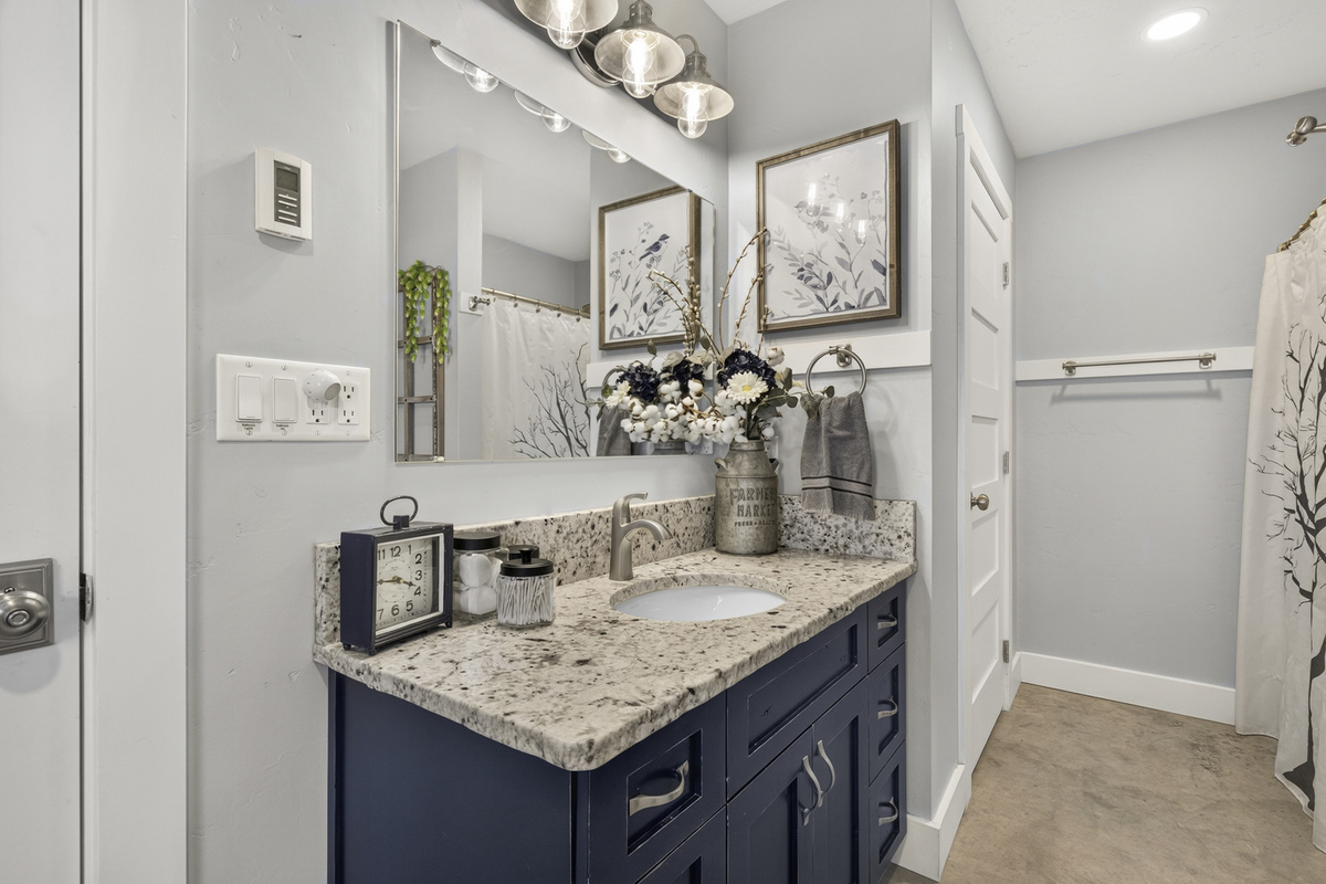 Bathroom on main level.