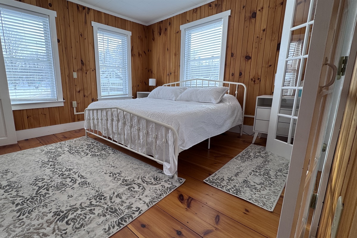 Primary bedroom with King-size bed