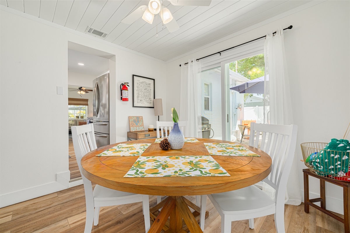 Dining area