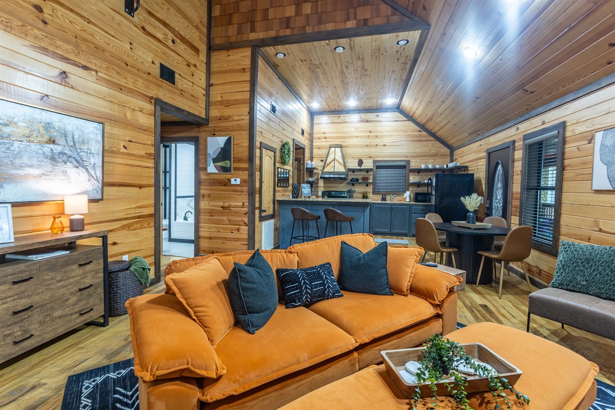 View of the great room