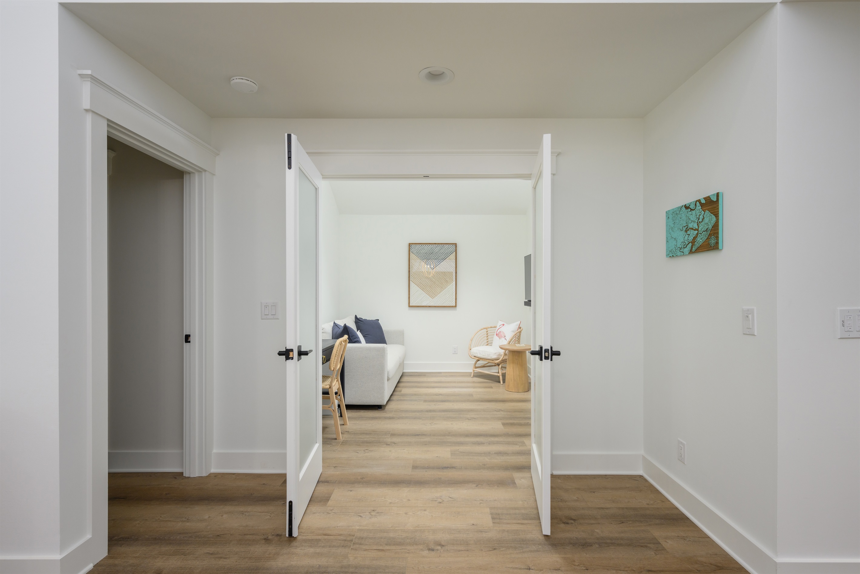 Entrance into office / sitting room or kids den