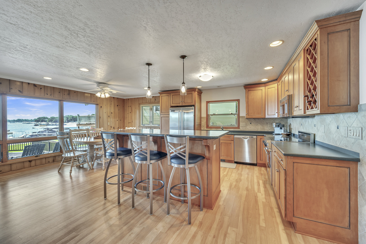 Open concept kitchen