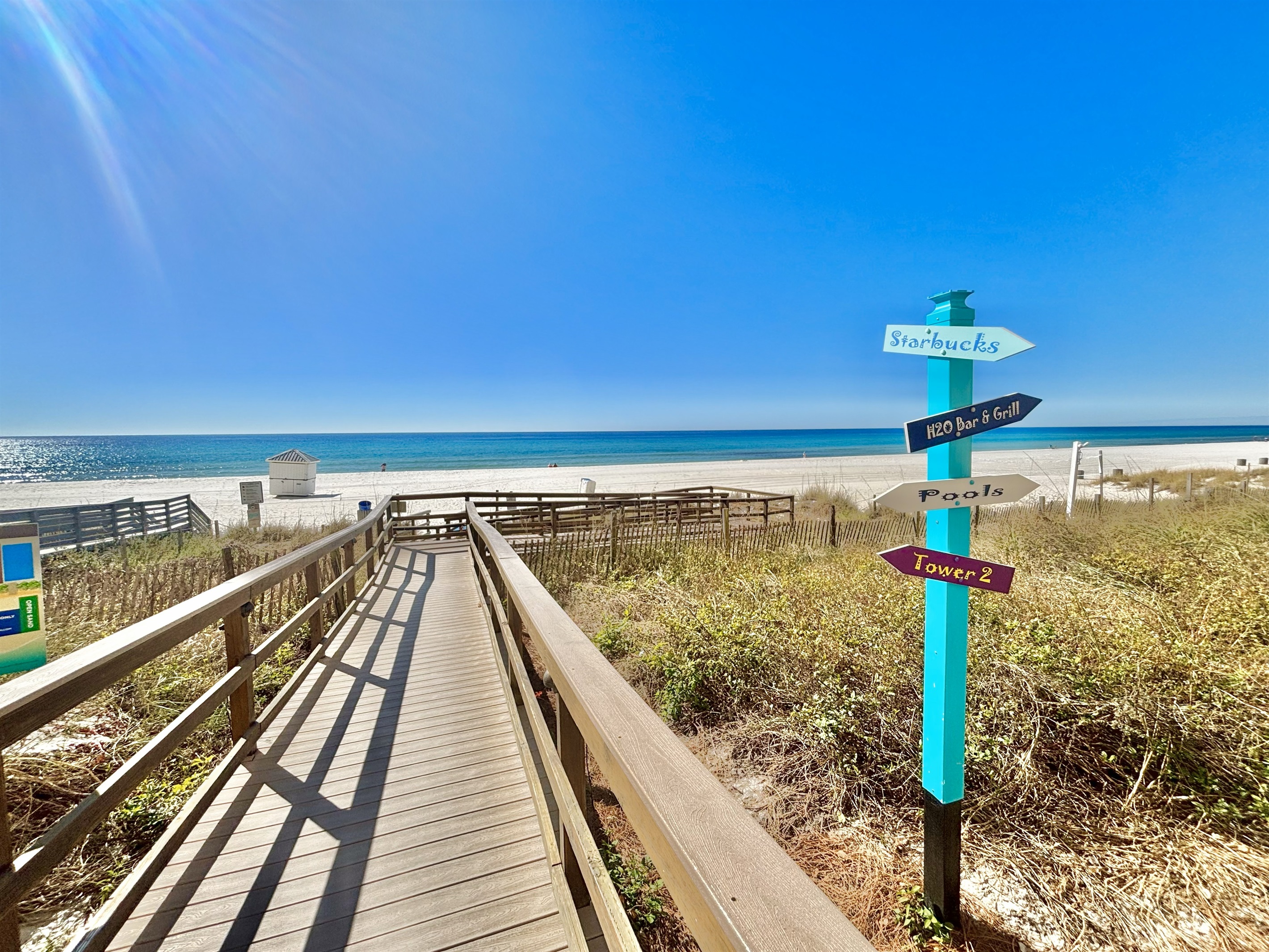 Private beach access!
