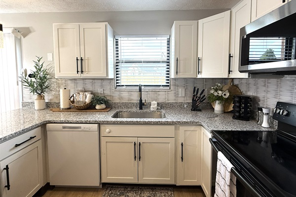 Fully appointed kitchen