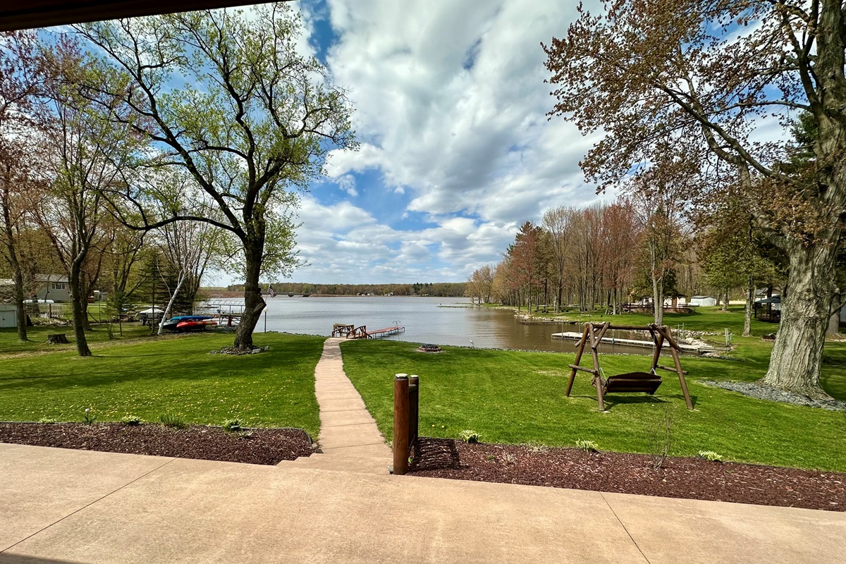 View to the Big Eau Pleine