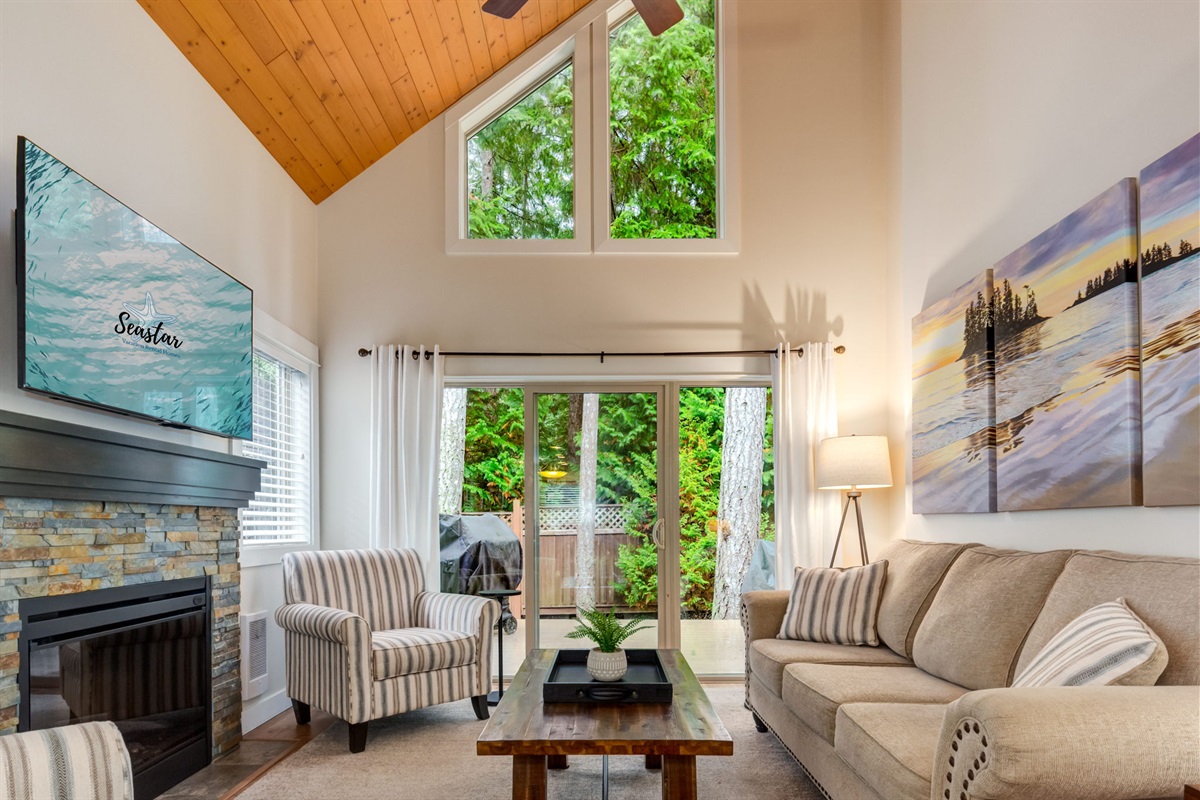 Bright and open living space for family time