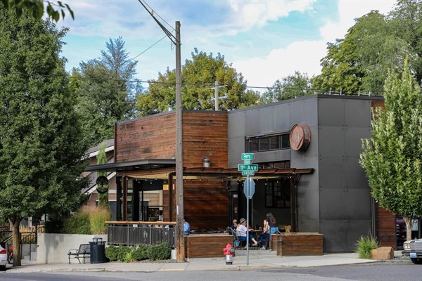 Perry Street Brewing is only a .3 mile walk to a great pint of local beer and wine!