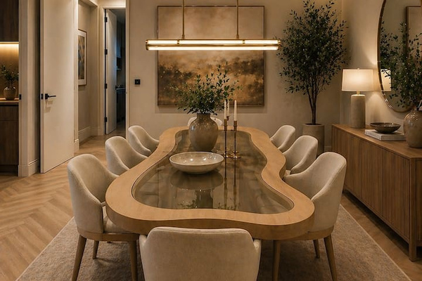 Shared dinning area