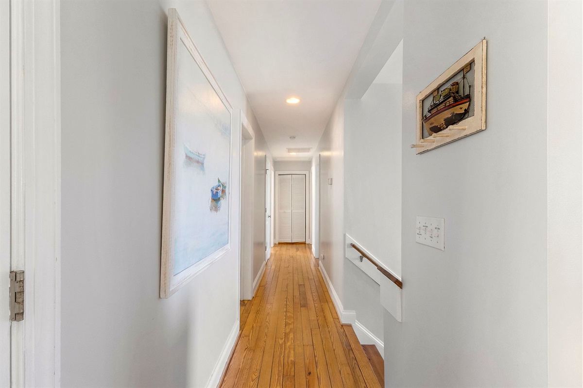 Easy access to all rooms and the washer/dryer.