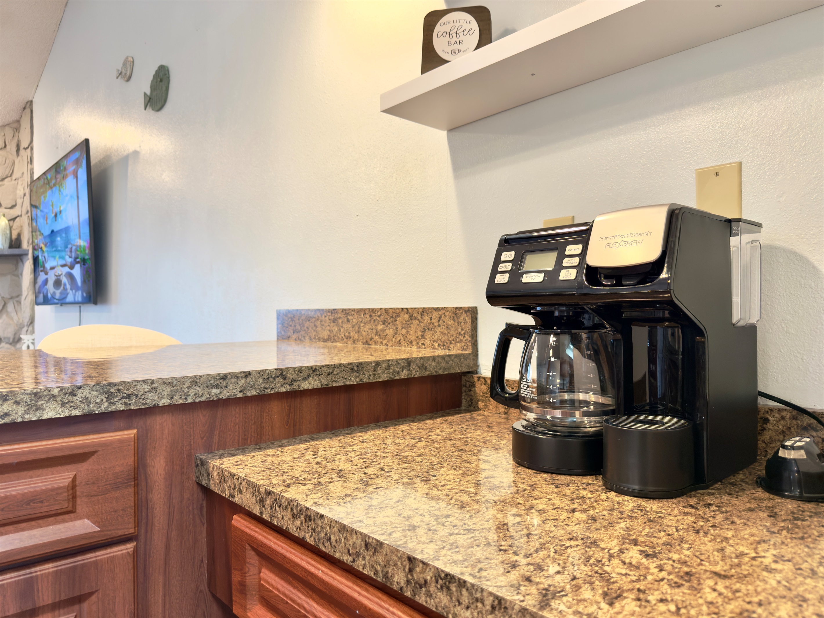 Classic finishes with modern amenities to create the perfect space for preparing meals, entertaining guests, or simply enjoying a morning cup of coffee in comfort.