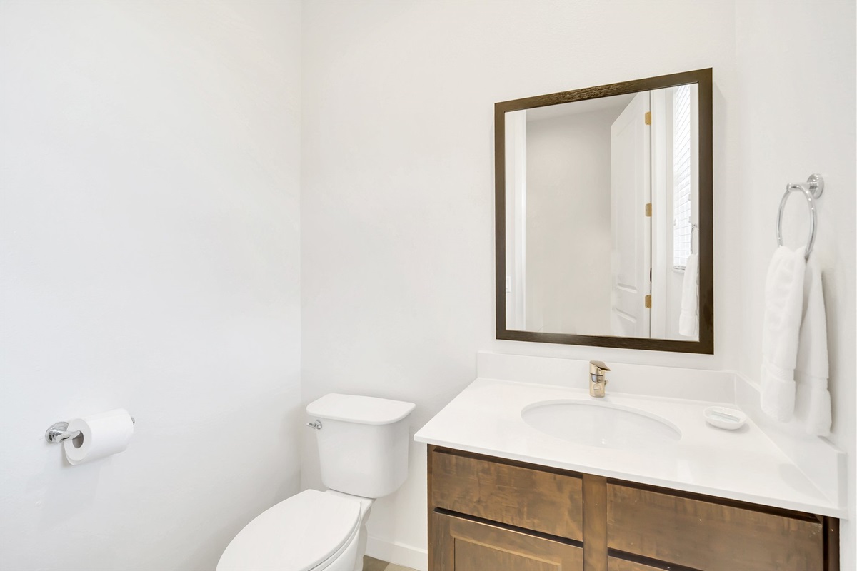Main floor powder room.