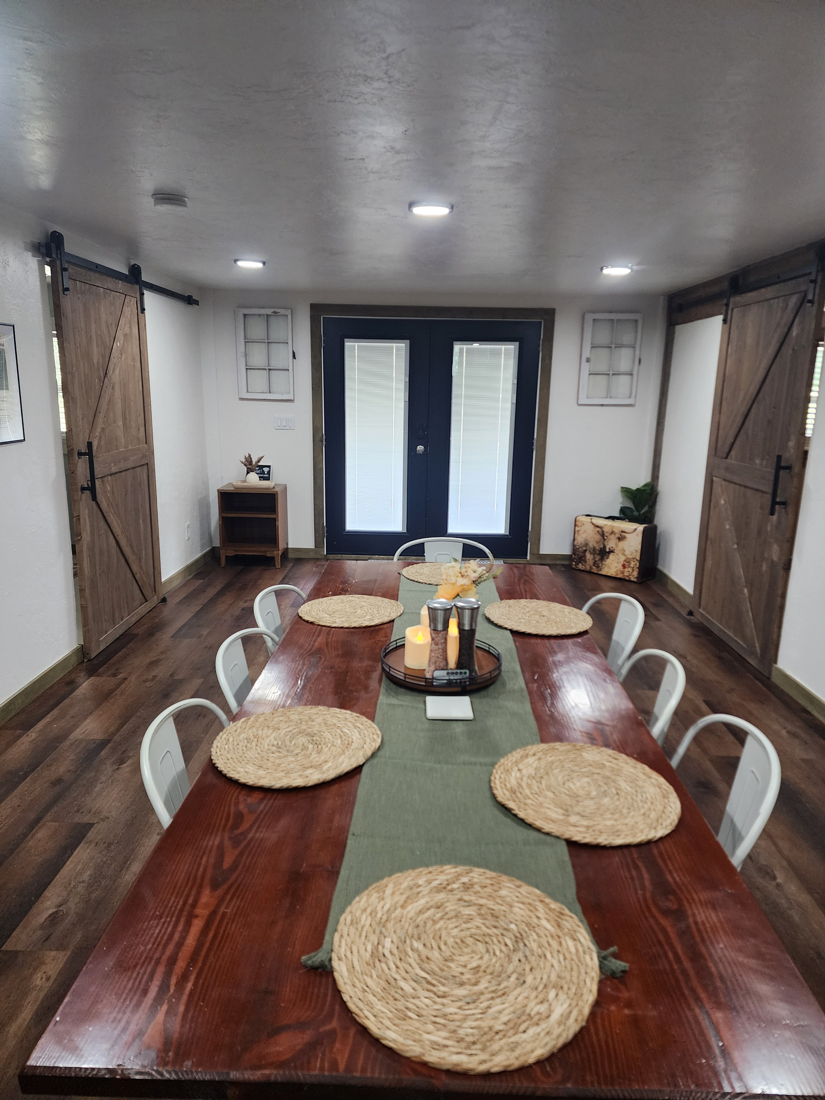 Entry and dining area